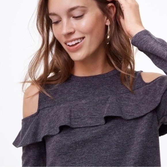 NWOT Loft Mid-Length Cold Shoulder Dress - Picture 3 of 13